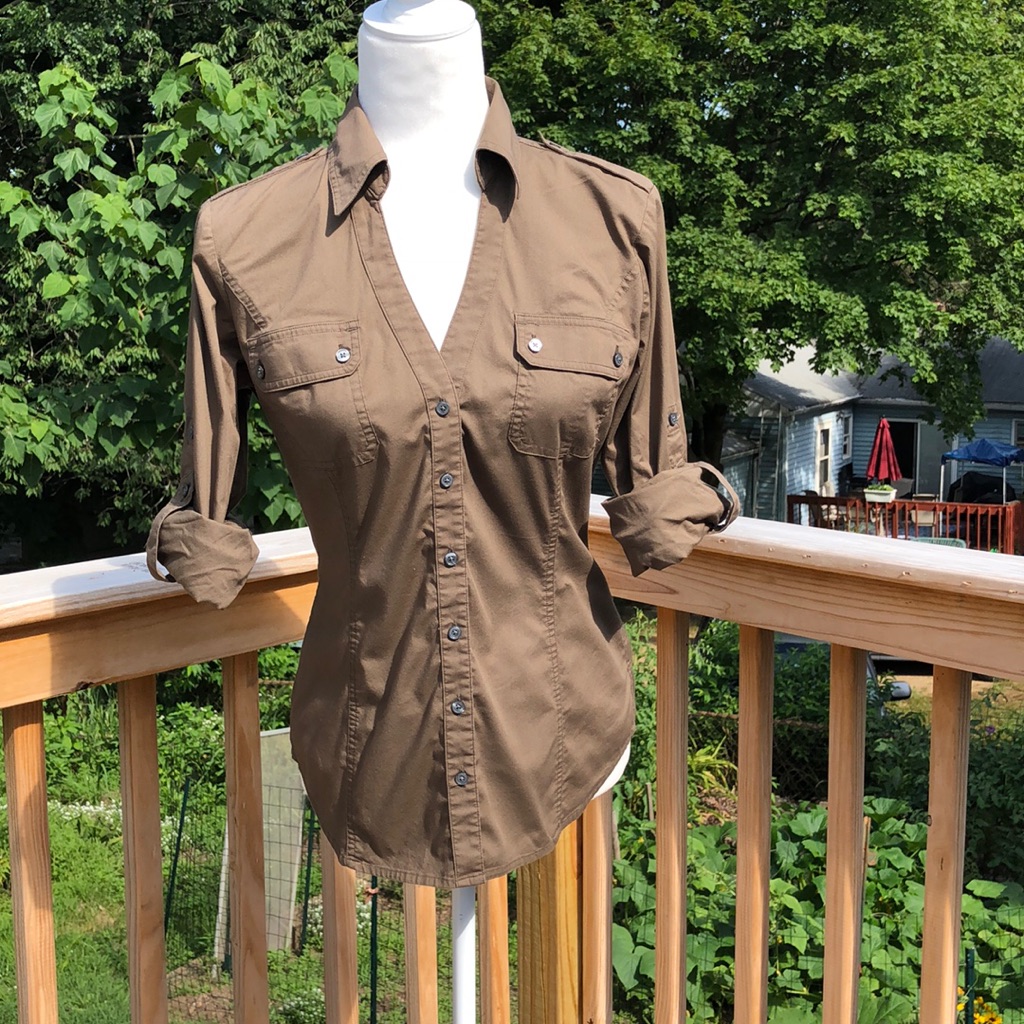 Brown Express Button Down